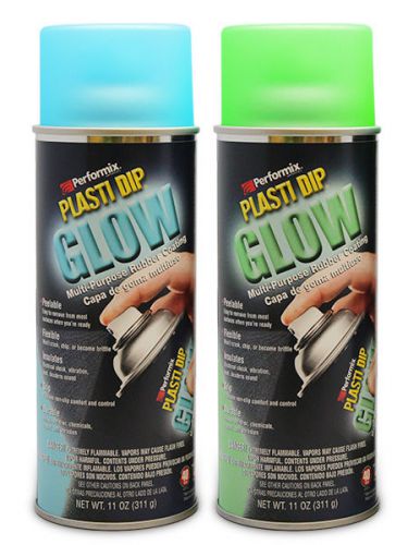 Plasti dip spray can 11oz 1 can glow in the dark green rubber dip coating for sale