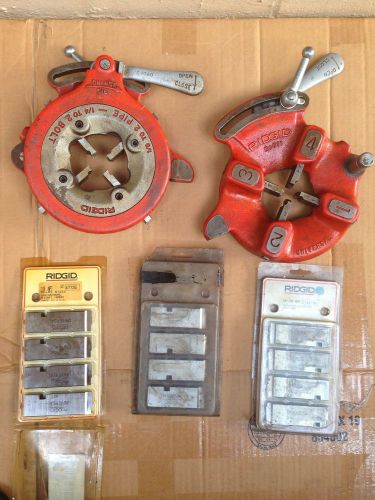 Ridgid 811 Pipe Threader Die Head w/ EXTRA Sets Of Die/Chasers - Gently Used