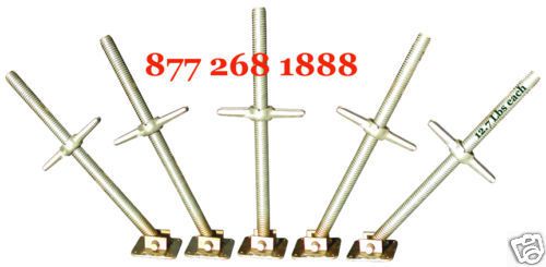 A set of 4 Scaffolding Levelling Swivel Screw Jack 24&#034;  Screw Jack w/ Base Plate