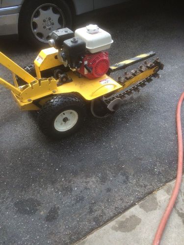 Ground hog 18&#034; gas trencher honda  engine good working condition) for sale