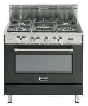 Verona 36&#034;  Dual Fuel Range w/ Single Oven - Matte Black ~