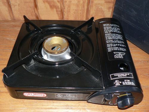 Chef-Master Portable High Heat 9,925 BTU Butane Stove PREMIUM BRASS BURNER