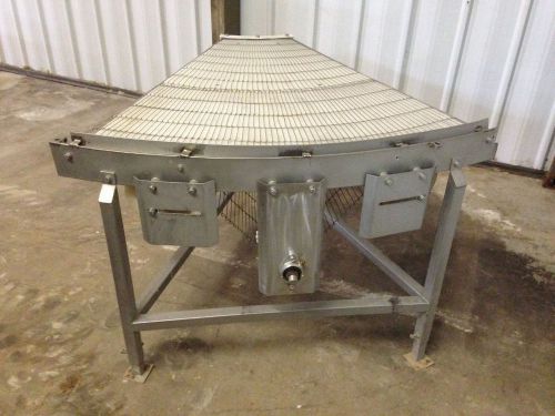 45 deg. flex turn conveyor, 40&#034; wide flat flex belting (qty. 2 units)