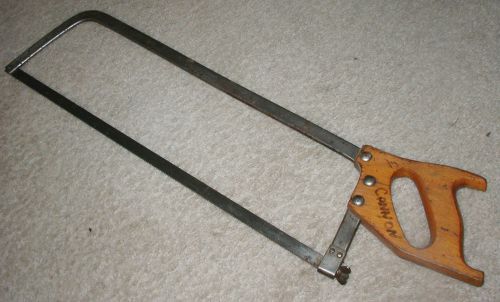 Vtg KEYSTONE MEAT SAW 22&#034; Blade DISSTON USA Deer Elk Beef Cattle VERY SHARP