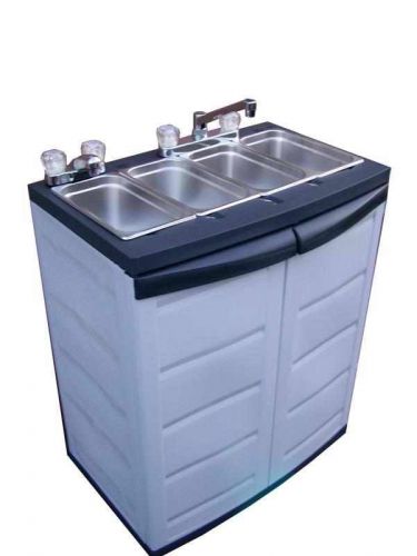 $716.00!!!!~Portable Concession 4 &#034;3&#034;  compartment sink