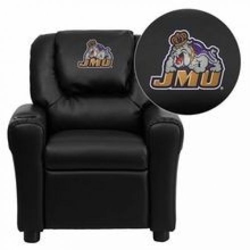 Flash Furniture DG-ULT-KID-BK-40015-EMB-GG James Madison University Dukes Embroi