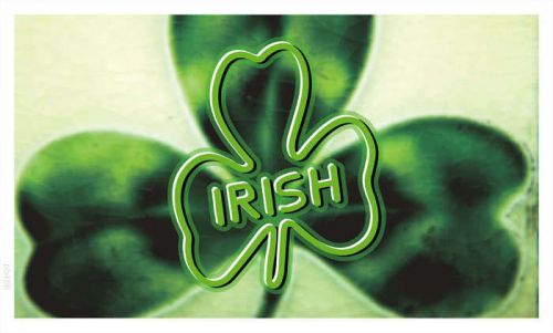 Bb486 shamrock irish pub banner shop sign for sale