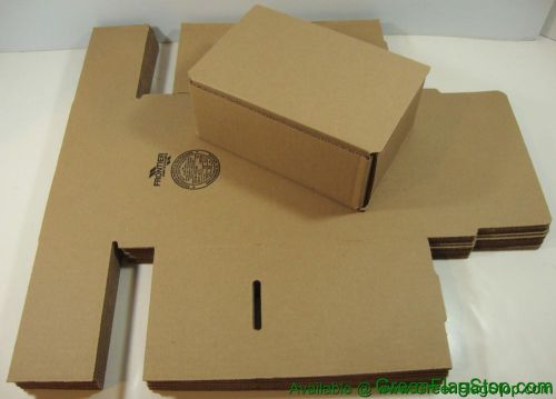 15 new 7&#034; x 5&#034; x 3&#034; tuck top mailers shipping boxes corrugated cartons boxes   * for sale