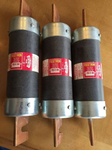 Fusetron frs-r-350 fuses lot of 3 for sale