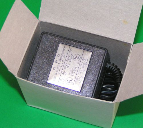 WRC A7-10-01wall wart 12 volt AC Adapter 500mA 18W model 41A-12-500