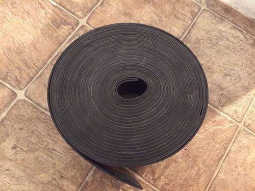 3/32&#034; Thick Neoprene Rubber Roll / Sheet 3&#034; WIDE 35 FEET LONG