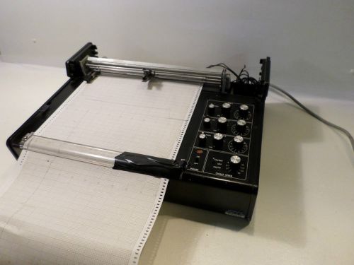 Linear Instruments Model 395 Pen Plotter w/ Chart Paper ~ Powers on