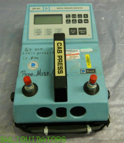 This is a DRUCK DPI 601 DPI601  PRESSURE CALIBRATOR