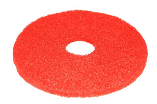 &#034;Oceanfront&#034; {RED} Floor Maintenance Pads [15&#034;/38.1cm] 5-Pads