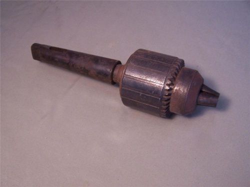 VINTAGE DRILL CHUCK TAILSTOCK DRILL CHUCK LATHE PART DRILL PRESS CHUCK TAIL STOC