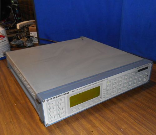 Rohde &amp; Schwarz MULTISTANDARD VIDEO TIMING ANALYZER TIF 2005.3000.02