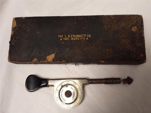 Vintage The L.S. Starrett Co. Athol, Mass. U.S.A. Speed Indicator