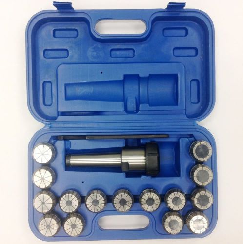 Mt4 17 piece er-40 spring collet chuck set (3900-0504) for sale