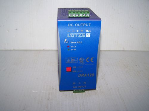 LUTZE DRA120 AUTOMATION POWER SUPPLY--DRA120-24FPB