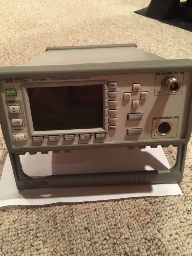 HP Agilent E4418B EPM RF Power Meter w/ 8481H 10Mhz to 18 GHz -Sensor