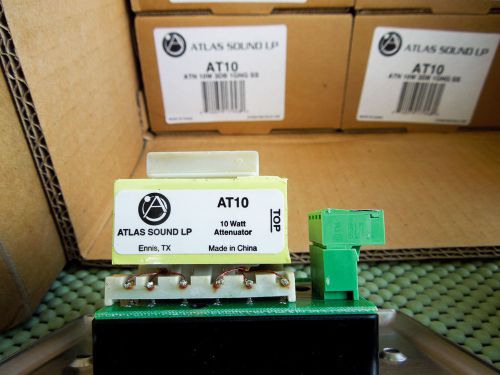 LOT of 8 /  ATLAS SOUND  A T10  ATTENUATOR