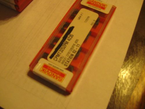 Sandvik lot of 80 inserts (new) cpmt3252pm/4235/cpmt 09 t3 08-pm for sale