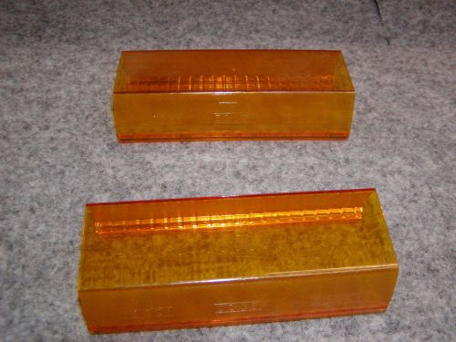 whelen  edge light bar amber lens