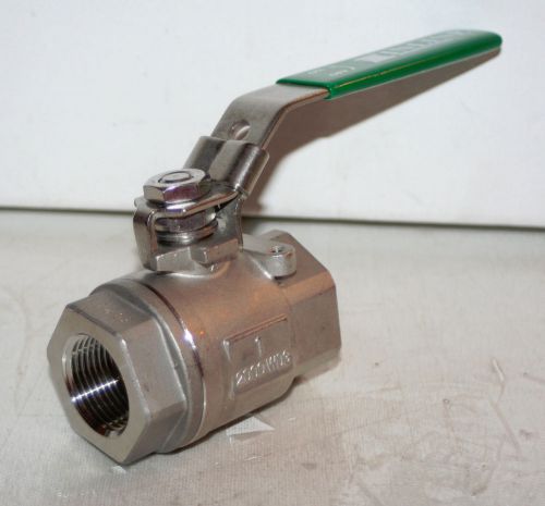 1&#034;  2000 WOG CF8M SS THRD Ball Valve  Inline Industries  NEW