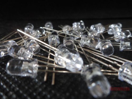 5mm WHITE LED super bright 25000mcd &amp; free resistors.100pcs