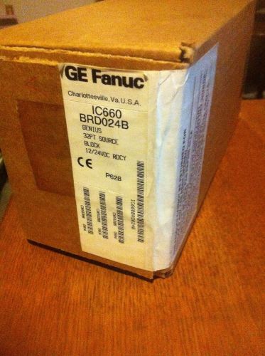 GE Fanuc IC660BRD024B Genius 32 PT Source Block NEW SEALED