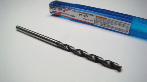 Mitsubishi carbide coolant drill 0.1495&#034; #25 140 deg mzs01495lb vp15tf [1985] for sale