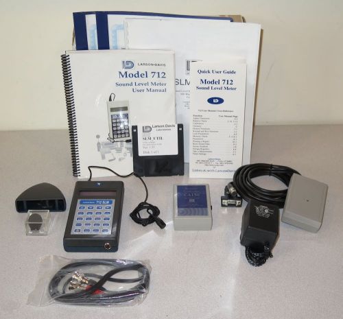 Larson davis 712 sound level meter (slm) with ca150 sound level calibrator for sale