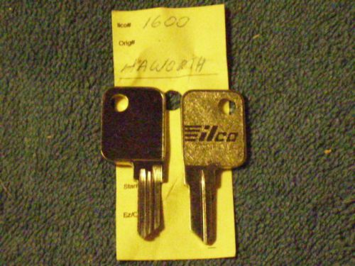 ILCO KEY BLANKS FOR HAWORTH OFFICE EQUIPMENT LOCKS, ILCO #1600