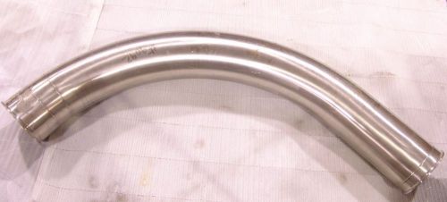 8&#034; diameter sanitary stainless tri clamp 90 ell elbow 28&#034; radius tubing fitting