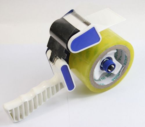 New 2 Inch Box Packing Tape Gun Blue Dispenser Packing Packaging Cutter