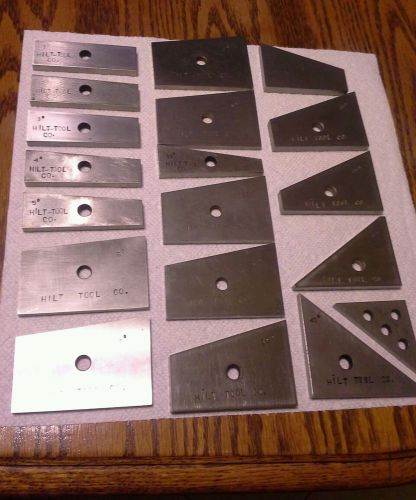 19 Precision Ground Angled Parallels 1 thru12 ,15 ,18 ,20 ,25 ,35 ,40 ,45 Degree