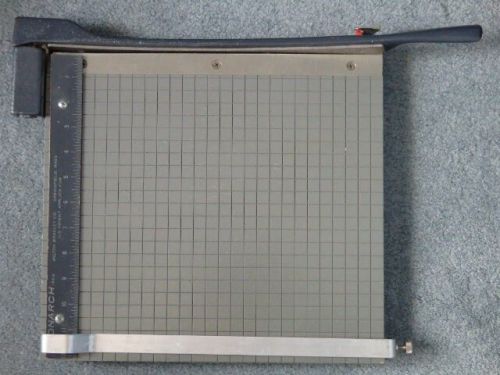 Vintage Milton Bradley Company Monarch 5212 Paper Cutter, Paper Trimmer, 12&#034;