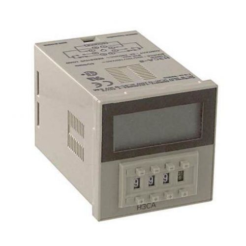 H3CA-8 Industrial Timer 0.1Sec to 9990. Hrs 24VDC Digital 8 pin h3ca8