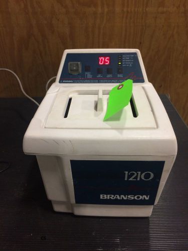 BRANSON 1210 ULTRASONIC CLEANER BRANSONIC WATER BATH