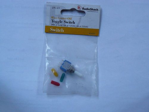 Radio Shack Mini Toggle Switch APDT 10A @125VAC 6A @250VAC 275-325