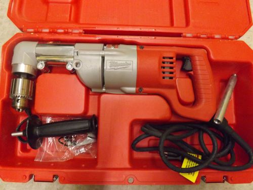 Milwaukee Heavy Duty 1/2&#034; Right Angle Drill Two Speed  w/ Case No Chuck Key