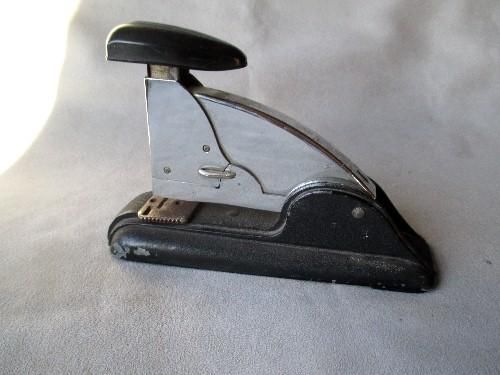 VINTAGE SWINGLINE SPEED STAPLER #3 - BLACK &amp; CHROME