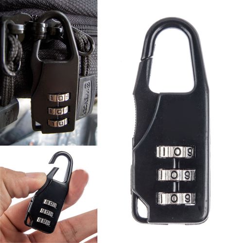 Outdoor Travel Luggage Suitcase Lock Padlocks Case Password Safety Digit Code