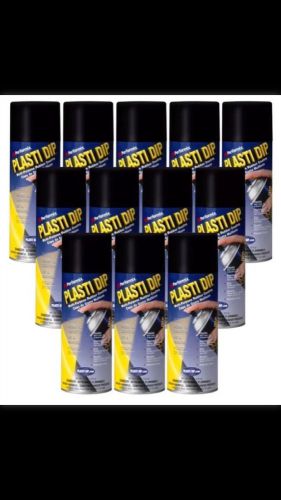 NEW Performix Plasti Dip Matte Black 6 Pack Rubber Dip Spray Cans Coating Freesh