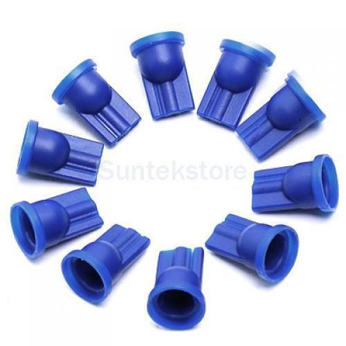 10X T10 LAMP BASE BLUE LEDS Holder for leds led&#039;s 6mm