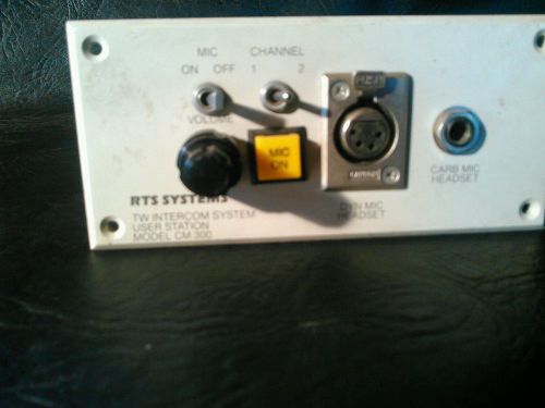 RTS SYSTEMS TW INTERCOM SYSTEM USER STATION CM300