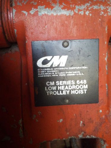 CM Cyclone 648 1 Ton Hand Hoist chain hoist