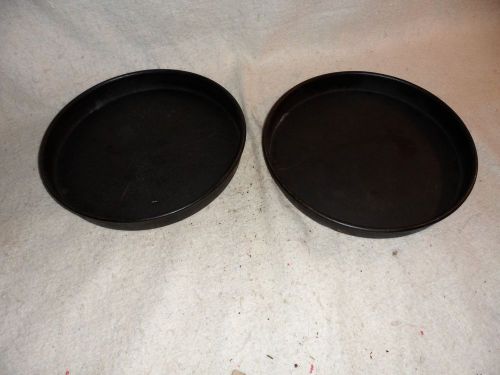 2 seasoned 12&#034; aluminum deep dish pizza pans for sale