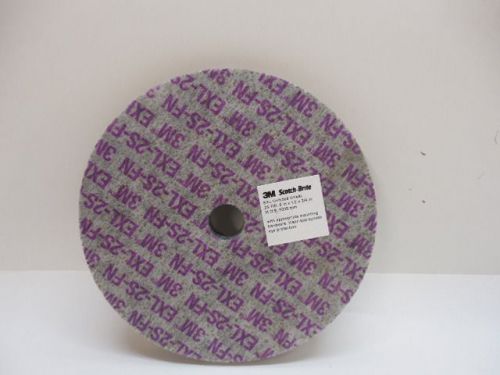 3M EXL Scotch Brite 2S F Unitized Wheel 17507  6&#034; x 1/2&#034; x 3/4&#034; abrasive sanding