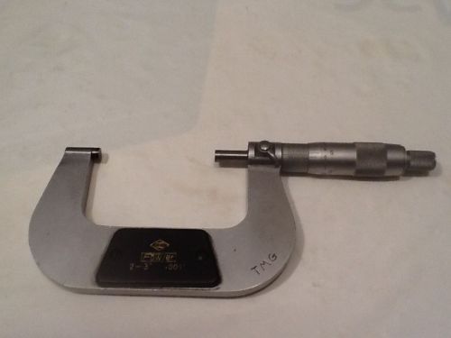 Micrometer 2-3&#034; .001&#034; Machine Tool